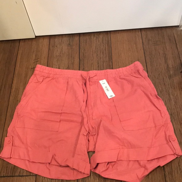 3 for $35! Dusty pink brand new Joe Fresh tie shorts - Picture 1 of 7
